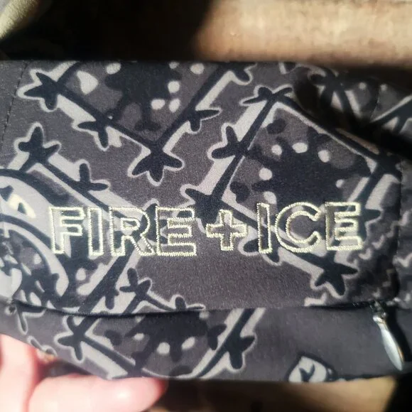 Bogner Fire + Ice Women's Softshell Hood Floral Jacket Gray/Black/Cream - ML - Picture 4 of 15